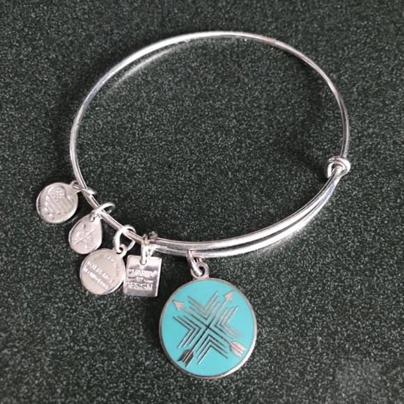 Alex And Ani Expandable Wire Bangle Bracelet - Picture 10 of 16